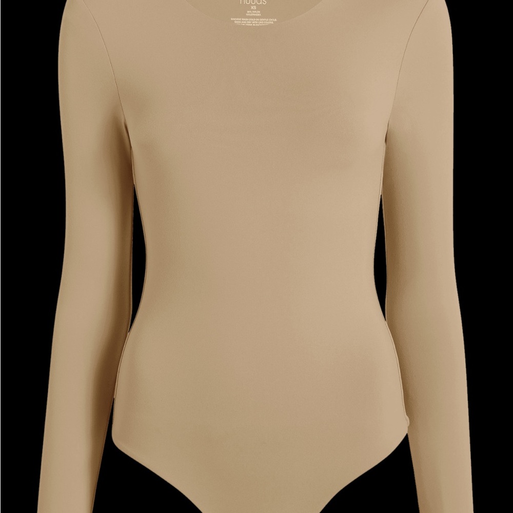 Nuuds Long Sleeve Bodysuit — Oat